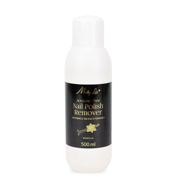 MollyLac Dizolvant pentru unghii fără acetonă – Vanilla, 500 ml