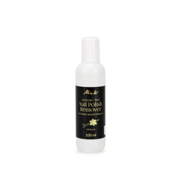 MollyLac Dizolvant pentru unghii fără acetonă – Vanilla, 100 ml
