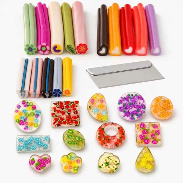 Set Fimo nail art + cutter