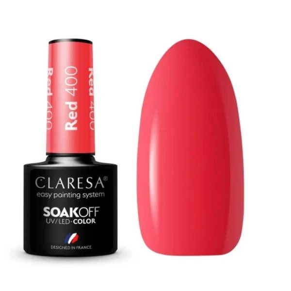 Claresa UV/LED Color Soak Off - Red 400, 5g