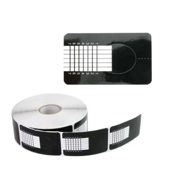 Șabloane unghii – negre, 30buc