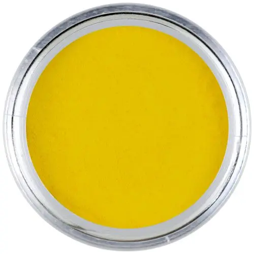 Pudră acril colorată Inginails 7g - galben pur