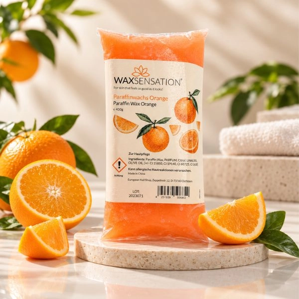Ceară pentru împachetările cu parafină - Portocală, 450g