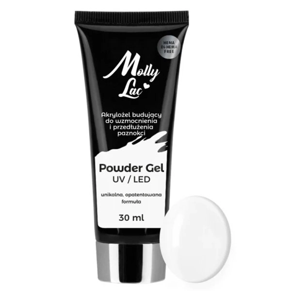 MOLLY LAC powder gel - white, 30ml