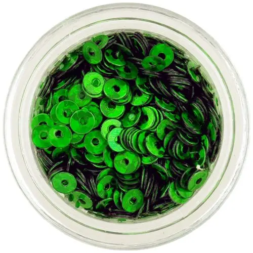 Paiete rotunde în formă de disc, verde smarald