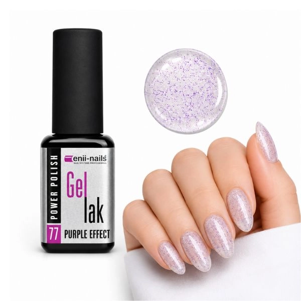 ENII Lac gel UV Power Polish – Purple Effect 77, 11 ml
