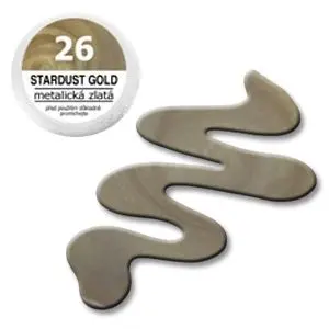 Gel UV colorat – EBD 26 Stardust Gold 5g