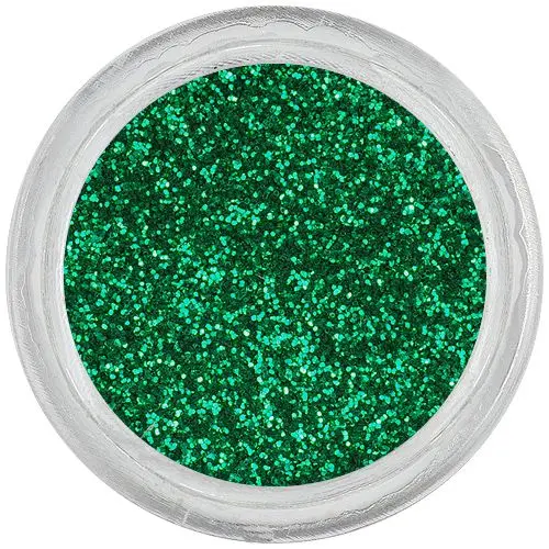 Pigment verde închis cu sclipici