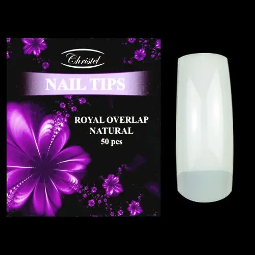 Royal Overlap culoare naturală, 50 buc - tipsuri unghii nr. 7