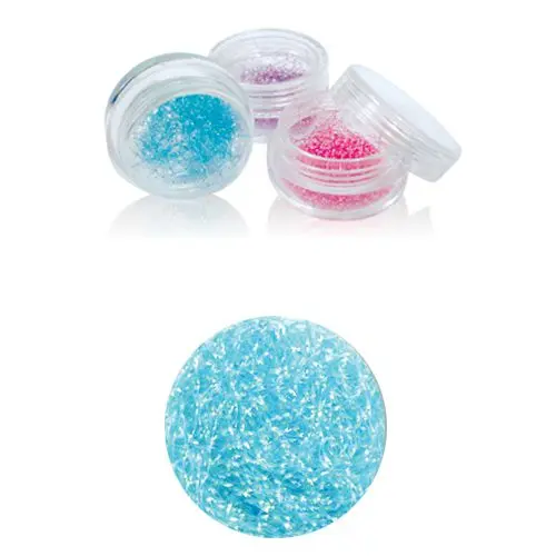 Fâşii sclipici albastru turcoaz, lungi