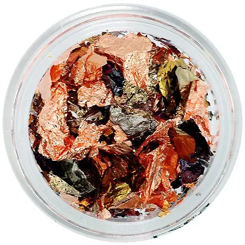 Decorații pentru unghii lucioase, mixte - hârtie metalizată