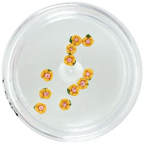 Flori acrilice – galbene