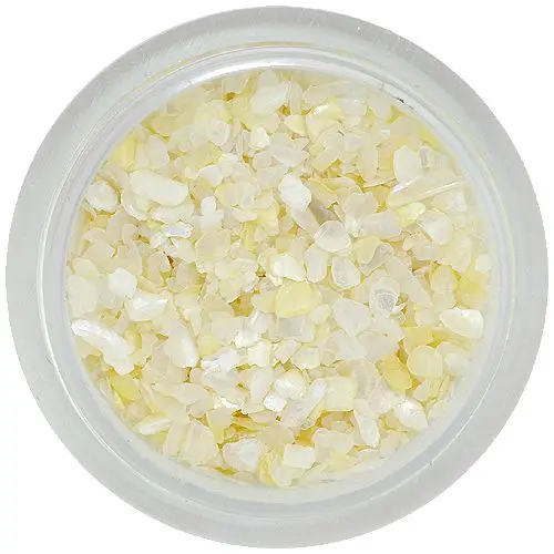 Cochilii zdrobite - albe perlat