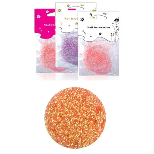 Fâşii decorative în săculeţ - portocaliu-roşu