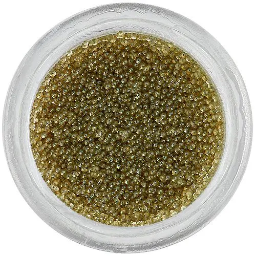 Perle decorative 0,5mm - verde-maro