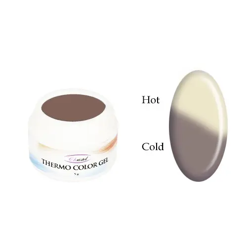 Gel UV termic, colorat 5g - ANTRACIT/ALB