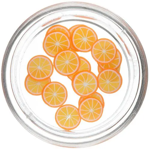 Fructe - felii Fimo Nail Art, portocale